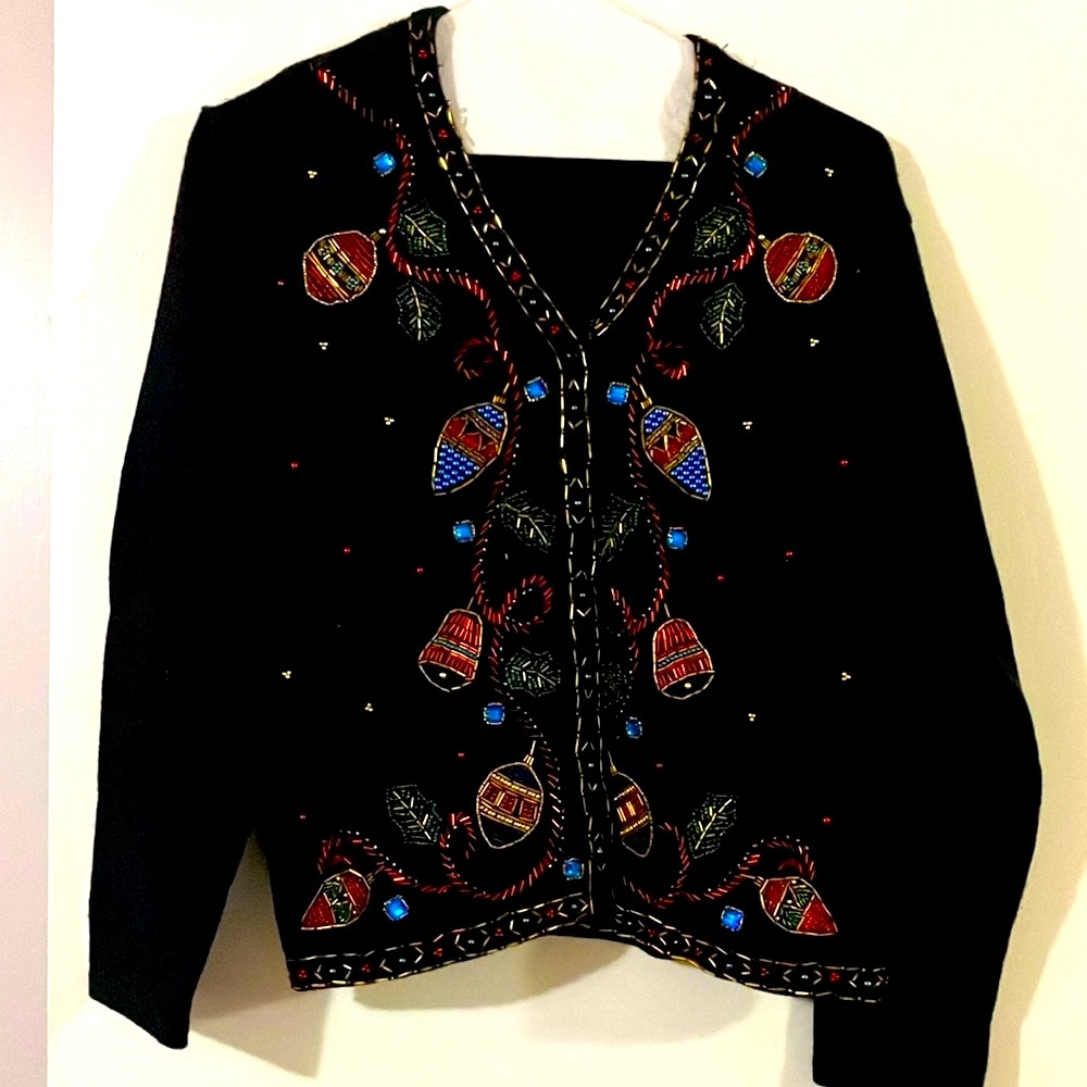Yarnworks Christmas sweater 🎄 amazing detaills